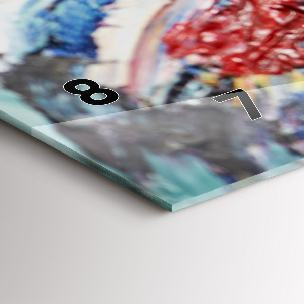 Horizontale Uhr mit motiv Fragment eines Ölgemäldes