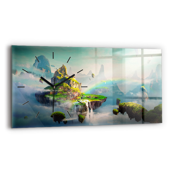 Horizontale Uhr mit motiv Chinesische Fantasieszenen