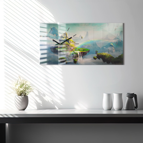 Horizontale Uhr mit motiv Chinesische Fantasieszenen