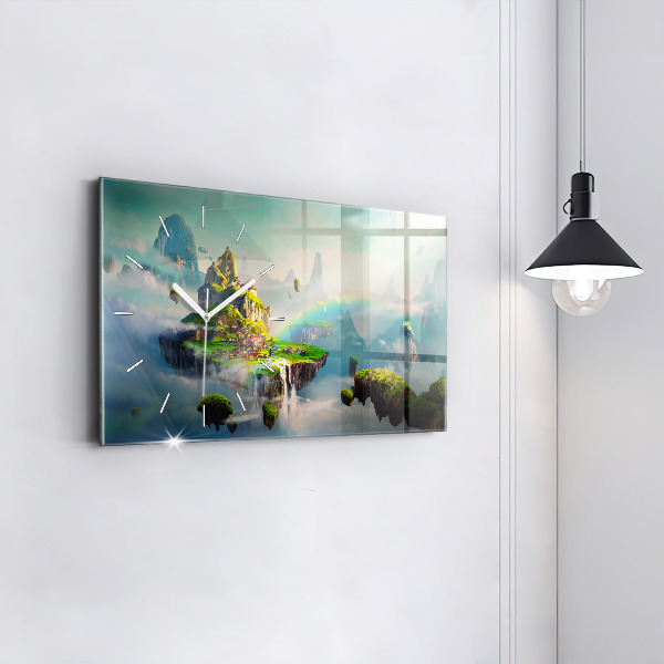 Horizontale Uhr mit motiv Chinesische Fantasieszenen