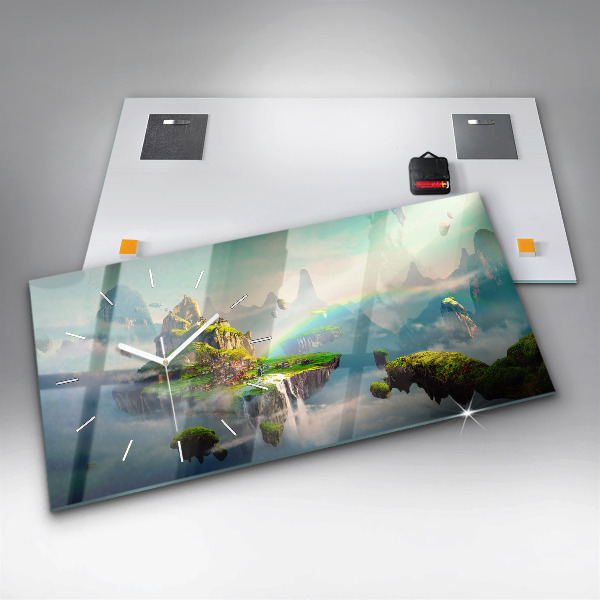 Horizontale Uhr mit motiv Chinesische Fantasieszenen