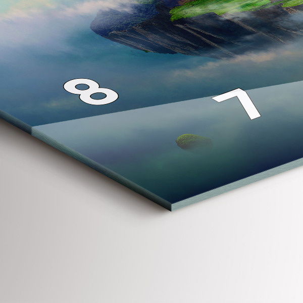 Horizontale Uhr mit motiv Chinesische Fantasieszenen