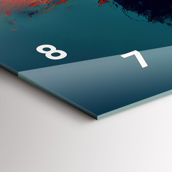 Horizontale Uhr Futuristische virtuelle Welt