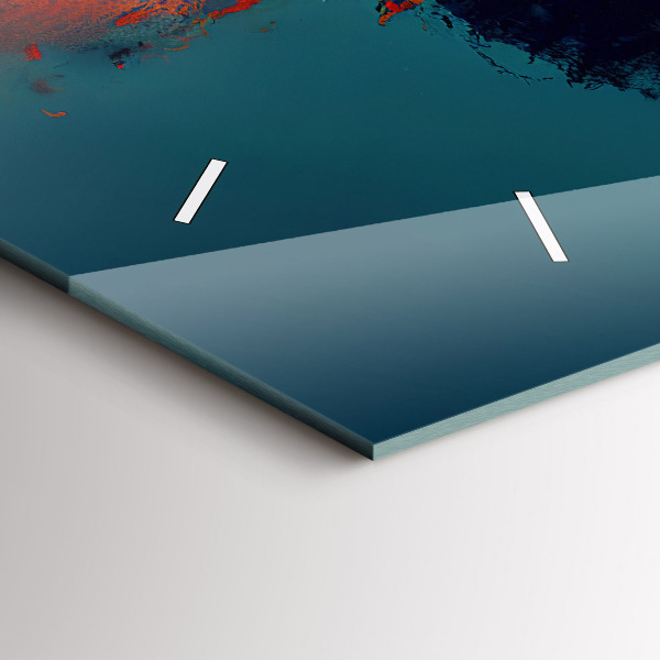 Horizontale Uhr Futuristische virtuelle Welt