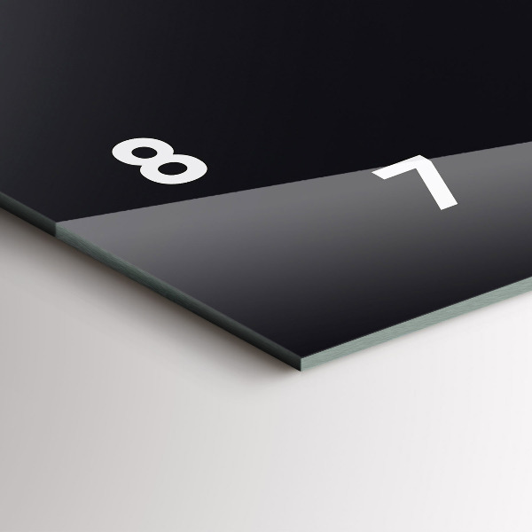 Horizontale Uhr Futuristische Welle