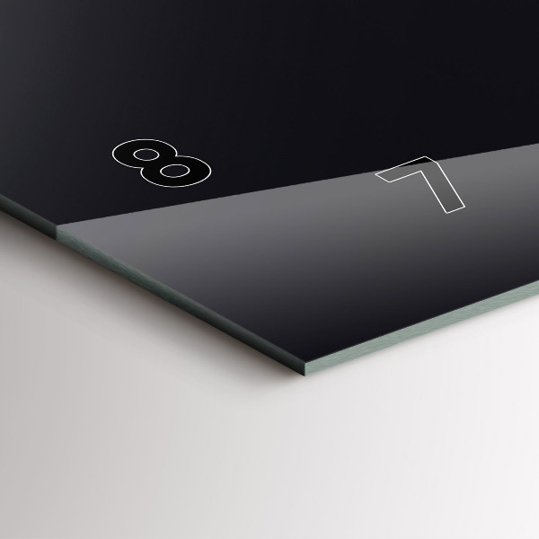 Horizontale Uhr Futuristische Welle