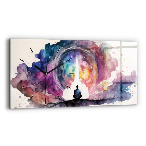 Horizontale Uhr mit motiv Lebensstil Meditation