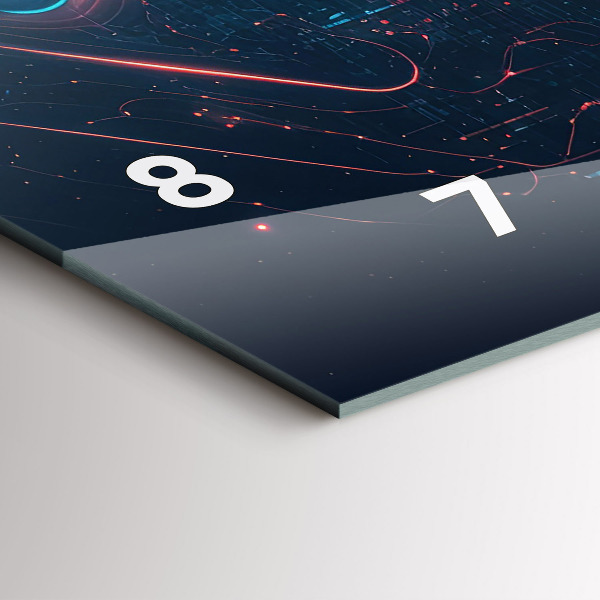 Horizontale Uhr mit motiv Künstliche Intelligenz