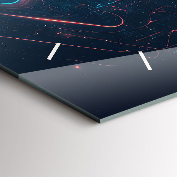 Horizontale Uhr mit motiv Künstliche Intelligenz