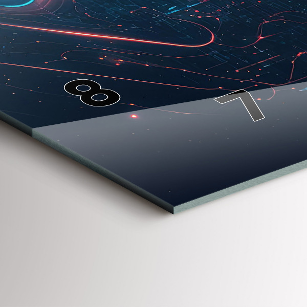 Horizontale Uhr mit motiv Künstliche Intelligenz