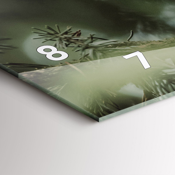 Horizontale Uhr mit motiv Eichhörnchen und Wildtiere