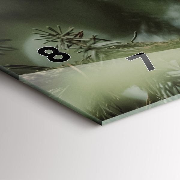 Horizontale Uhr mit motiv Eichhörnchen und Wildtiere