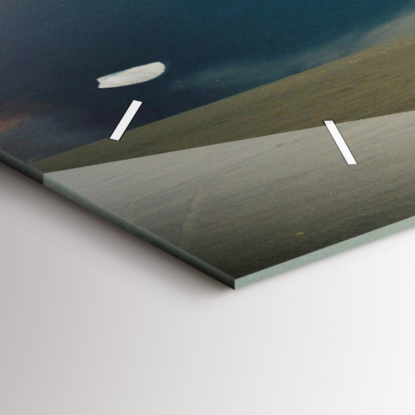 Horizontale Uhr Fahrzeug in der Wüste von Kamtschatka