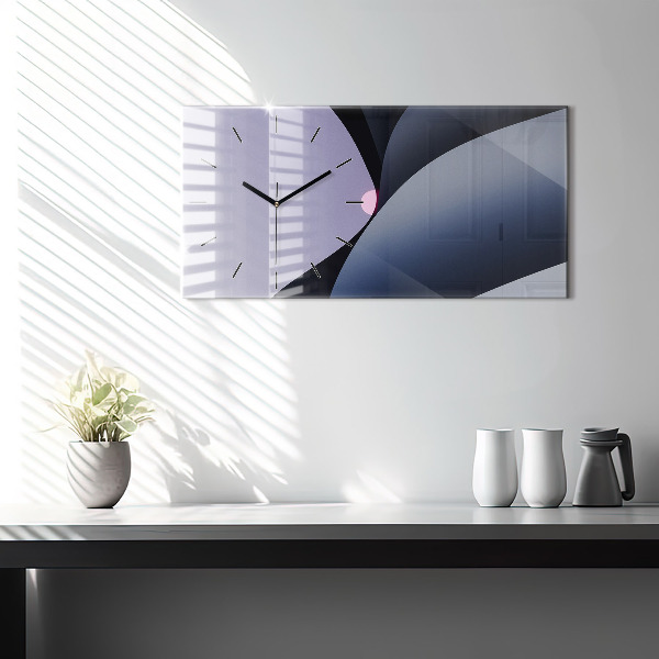 Horizontale Uhr mit motiv Abstrakte Sonne