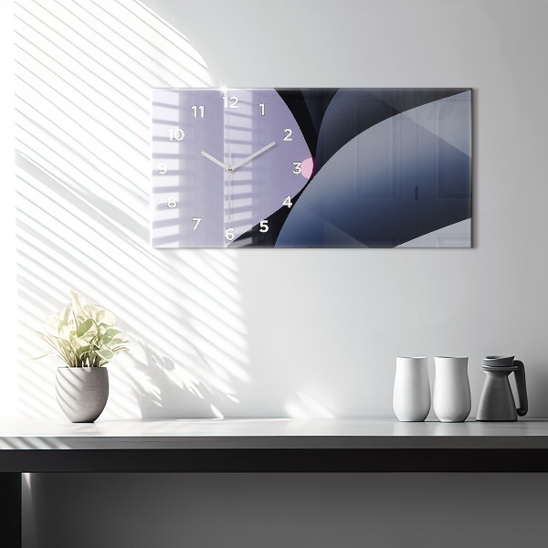 Horizontale Uhr mit motiv Abstrakte Sonne