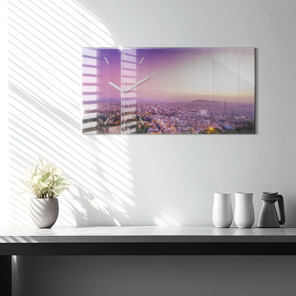 Horizontale Uhr Barcelona Bunker El Carmel