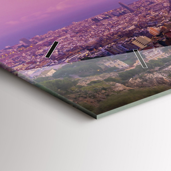 Horizontale Uhr Barcelona Bunker El Carmel