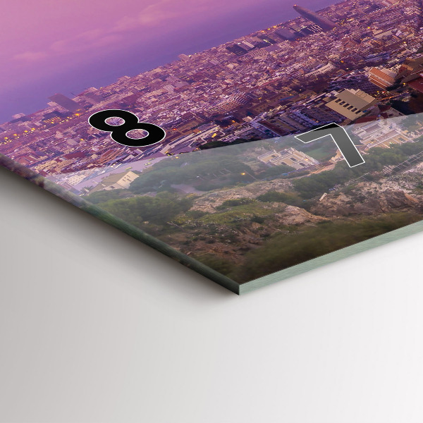 Horizontale Uhr Barcelona Bunker El Carmel