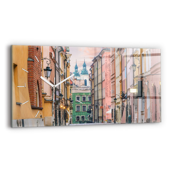 Horizontale Uhr Alte Stadt in Warschau