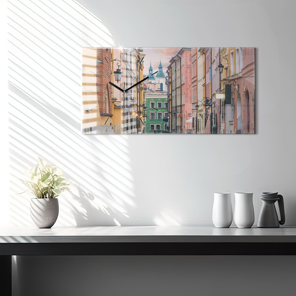 Horizontale Uhr Alte Stadt in Warschau