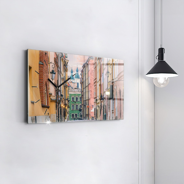 Horizontale Uhr Alte Stadt in Warschau