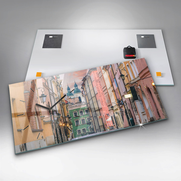 Horizontale Uhr Alte Stadt in Warschau