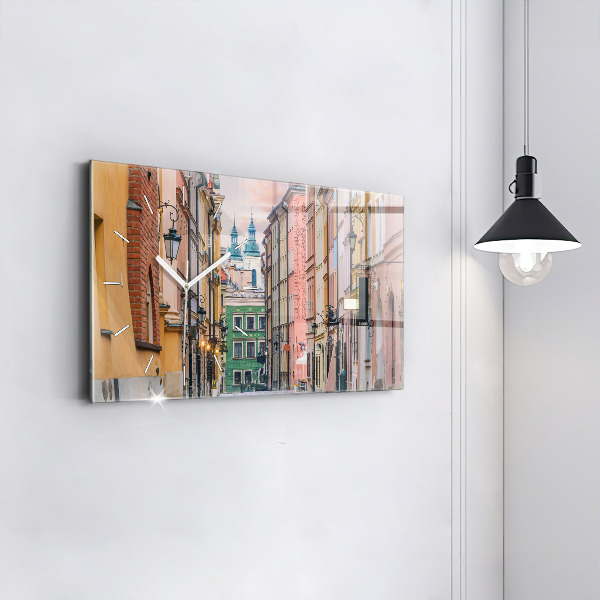 Horizontale Uhr Alte Stadt in Warschau