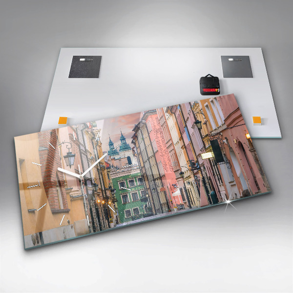 Horizontale Uhr Alte Stadt in Warschau