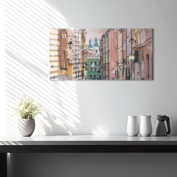 Horizontale Uhr Alte Stadt in Warschau