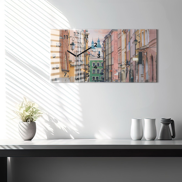 Horizontale Uhr Alte Stadt in Warschau