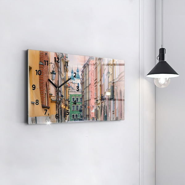 Horizontale Uhr Alte Stadt in Warschau