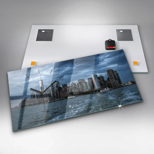 Horizontale Uhr Panorama von New York City