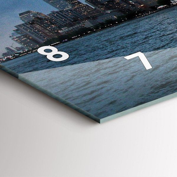 Horizontale Uhr Panorama von New York City