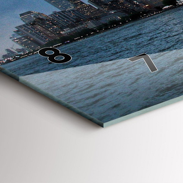 Horizontale Uhr Panorama von New York City