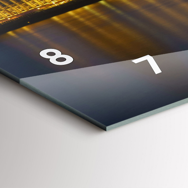 Horizontale Uhr mit motiv Winchester Palast London