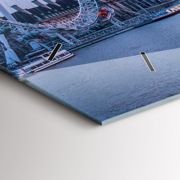 Horizontale Uhr London Eye-Panorama