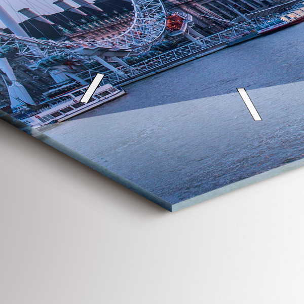 Horizontale Uhr London Eye-Panorama