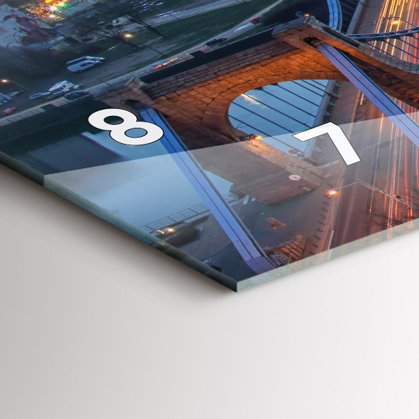 Horizontale Uhr Wrocław aus einer Drohne