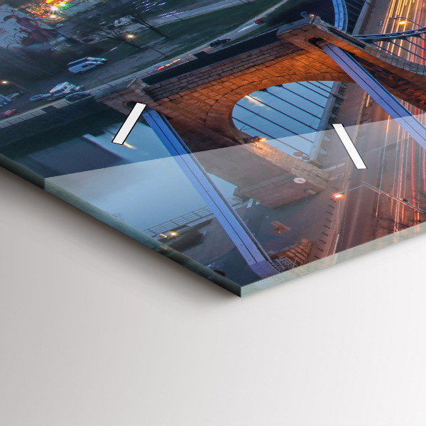 Horizontale Uhr Wrocław aus einer Drohne