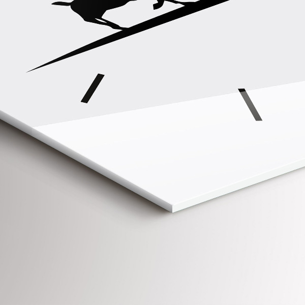 Horizontale Uhr Grafik der Skyline von Poznan