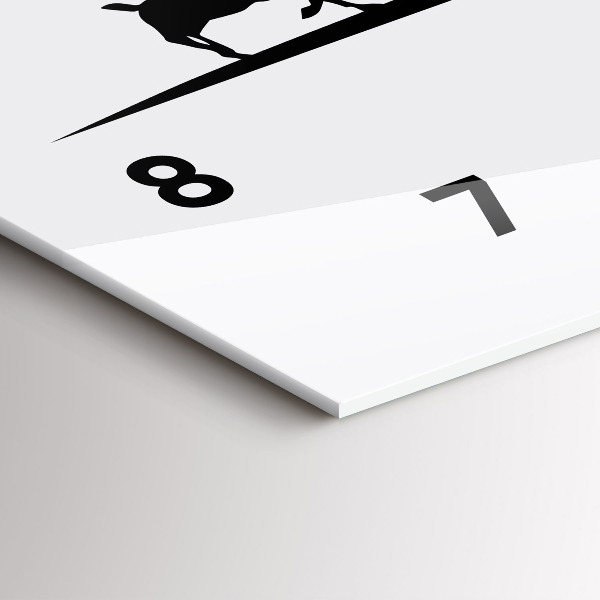 Horizontale Uhr Grafik der Skyline von Poznan