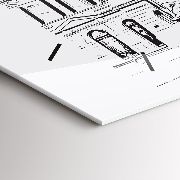 Horizontale Uhr Illustration der Stadt Poznan