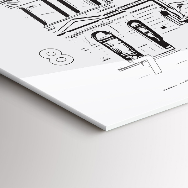 Horizontale Uhr Illustration der Stadt Poznan