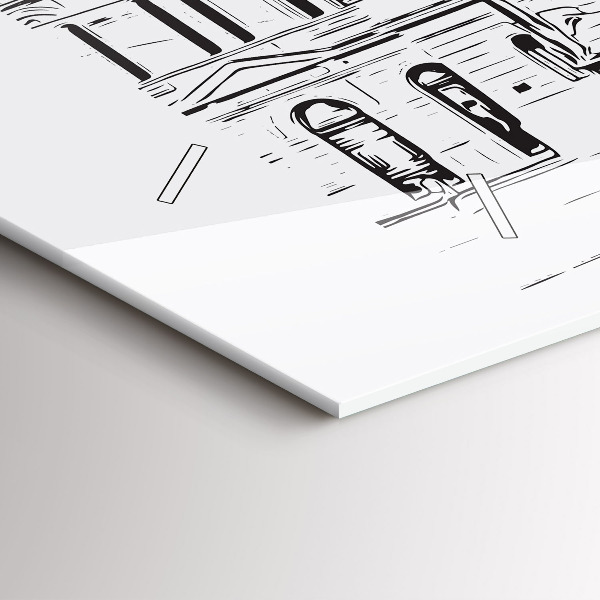 Horizontale Uhr Illustration der Stadt Poznan