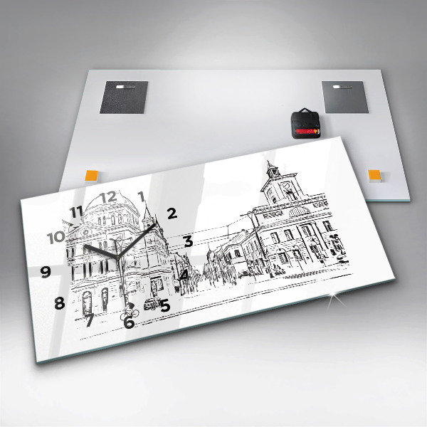 Horizontale Uhr Illustration der Stadt Poznan