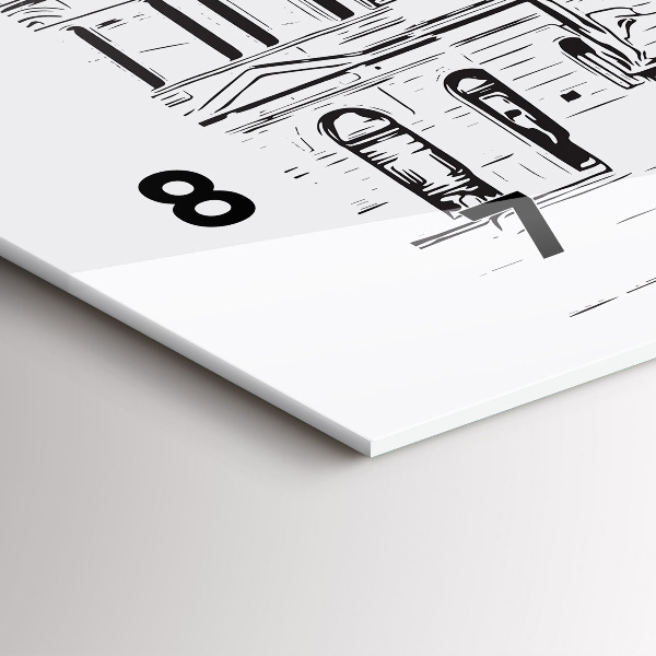 Horizontale Uhr Illustration der Stadt Poznan