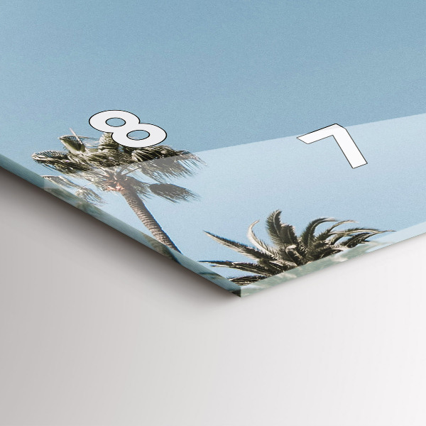 Horizontale Uhr Palmen in Los Angeles