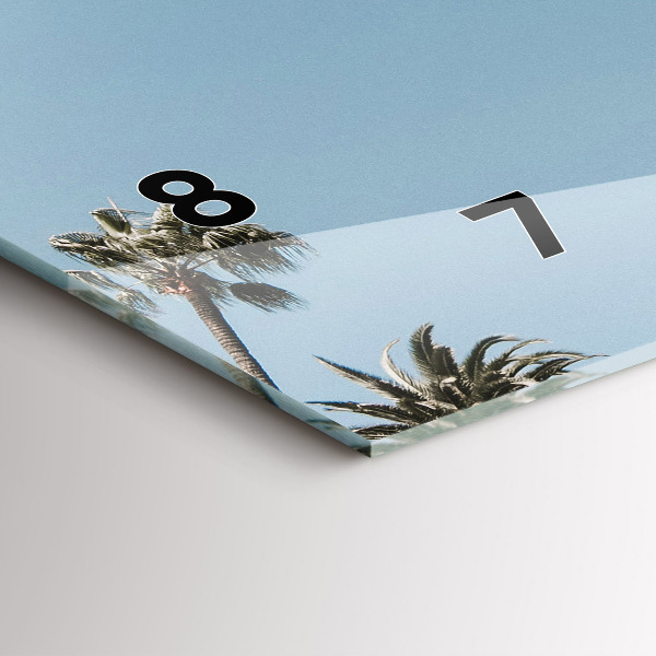 Horizontale Uhr Palmen in Los Angeles