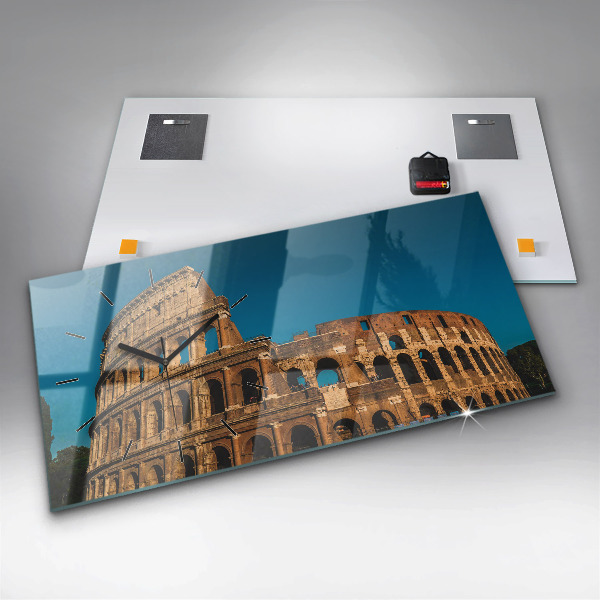 Horizontale Uhr mit motiv Kolosseum in Italien