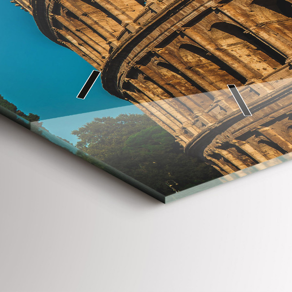 Horizontale Uhr mit motiv Kolosseum in Italien